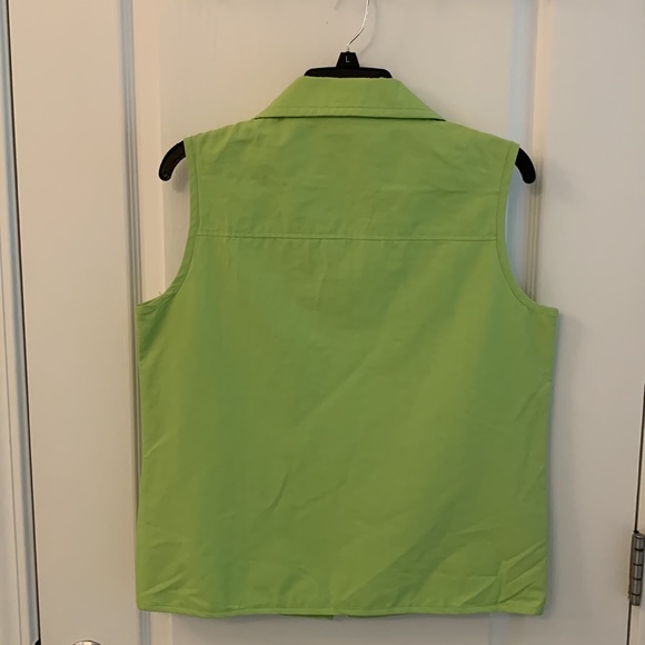 Lime Green Nylon Vest - Picture 16 of 17